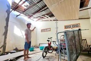 Chờ bồi thường nứt nhà do thi công công trình 