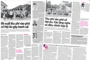 Thu phí vào phố cổ Hội An: Nên thu gián tiếp 