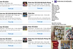 Mua bán pháo trái phép tràn lan trên mạng