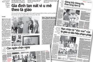 Vụ tà đạo “Thiên triều Nam Quốc”: Cần ngăn chặn, đẩy lùi ngay