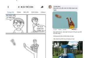 Một số hình ảnh chửi rủa, tung hô bạo hành trẻ em