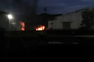 Cháy ở Nhà máy cồn Đại Tân