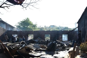 Xưởng gỗ tiền tỉ bị bà hỏa thiêu rụi