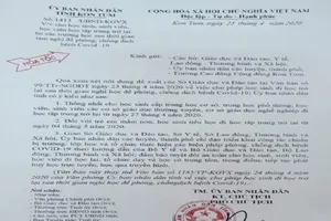 Kon Tum: Học sinh lớp 6 trở lên đi học lại từ 27-4