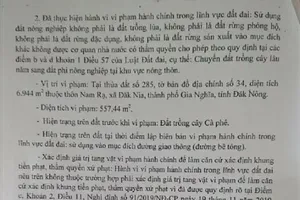 Cán bộ Sở Y tế bị phạt 11,5 triệu vì vi phạm đất đai