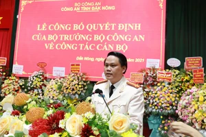 Đại tá Bùi Quang Thanh làm Giám đốc công an Đắk Nông 