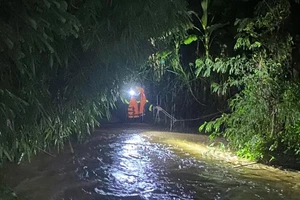 Tìm thấy thi thể cháu bé 7 tuổi bị nước cuốn trôi