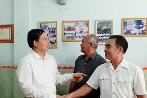 Bí thư tỉnh Bình Định thăm cựu binh Gạc Ma Lê Minh Thoa