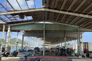 Cảng cá Đề Gi xuống cấp nghiêm trọng