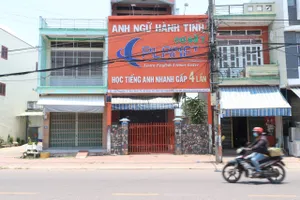 Hoạt động 'chui', trung tâm ngoại ngữ ở Bình Định bị tuýt còi