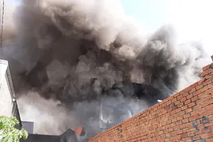 Cháy lớn xưởng sản xuất đồ gỗ ở Bình Dương