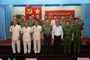 Bộ trưởng Bộ Công an thăm và làm việc tại Tây Ninh