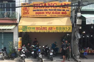 Tiệm vàng tại Bình Dương bị mất gần 200 lượng trong đêm