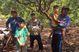 Tìm thấy 2 trẻ sinh đôi mất tích ở Bình Phước trong chòi lá
