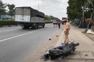 ​Người phụ nữ ở Bình Dương bị xe container cán chết thương tâm