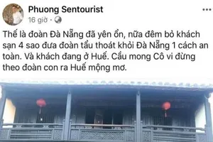 Kiểm điểm nhân viên Sentourist khoe thoát khỏi Đà Nẵng