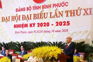 Bình Phước khai mạc Đại hội Đảng bộ lần thứ XI