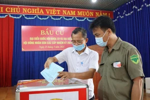 Bình Phước: Tỉ lệ cử tri đi bầu cử đạt 99,97%