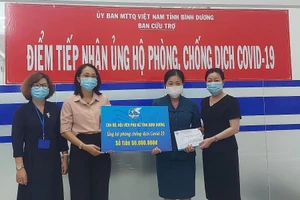 Phụ nữ Bình Dương cùng phụ nữ Bắc Giang và Bắc Ninh chống dịch