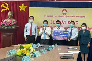 Bình Dương tiếp nhận gần 32 tỉ để chống dịch COVID-19