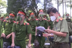500 học viên của Học viện Cảnh sát nhân dân tăng cường cho Bình Dương chống dịch