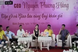 Bình Dương mời làm việc người liên quan buổi livestream của bà Phương Hằng 