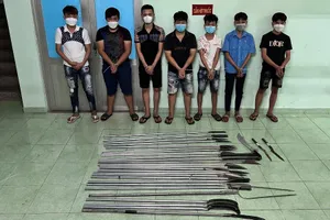 Công an bắt nhóm chém người loạn xạ trong quán cà phê ở Bình Dương 