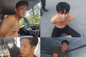 Bình Dương: Nhóm dùng ô tô đi trộm ở các công trình bị bắt