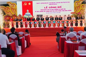 Bình Dương: Chính thức công bố Tân Uyên lên thành phố