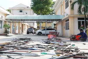 Bình Dương: Tiêu hủy gần 1000 cây dao kiếm tự chế