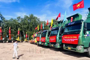 Một phần đường Hồ Chí Minh thi công trở lại sau 12 năm