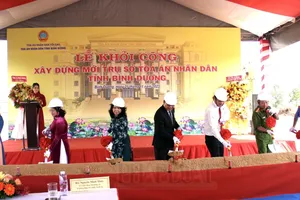 Khởi công xây dựng trụ sở TAND tỉnh Bình Dương rộng hơn 12.000 m2