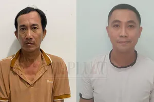 Trinh sát bắt 2 người bị truy nã ở Bình Dương