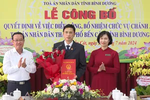 Bình Dương: TAND TP Bến Cát có tân Chánh án