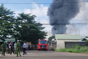 Vụ cháy công ty ở Bình Phước: Hai thợ hàn tử vong