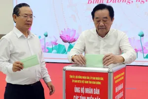 Bình Dương vận động hơn 44 tỉ đồng ủng hộ đồng bào miền Bắc
