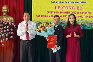 TAND Thủ Dầu Một có Chánh án mới