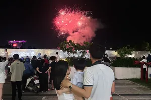 Bình Dương: Bắn pháo hoa chào mừng năm mới 2025