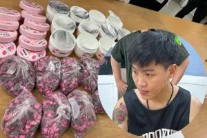 Bình Dương: Đang chở hơn 15 kg thuốc lắc trong hộp mỹ phẩm thì bị bắt