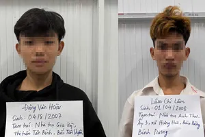 2 thanh niên đánh rồi cướp điện thoại, xe máy của bạn