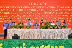 VKS khu vực 17 - TP.HCM phối hợp với công an 7 phường, xã để giải quyết nhanh các vụ án