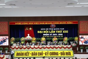  Khai mạc Đại hội Đảng bộ tỉnh Quảng Nam lần thứ XXI