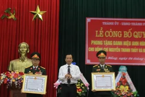 Đà Nẵng có thêm hai Anh hùng 