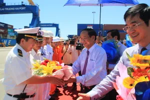 Khai trương tuyến hàng hải quốc tế Hàn Quốc-Chu Lai