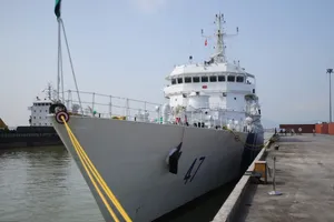 Tàu cảnh sát biển hiện đại của Ấn Độ tới Đà Nẵng