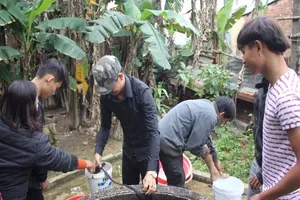 Giếng nước bỗng nhiên bốc khói nghi ngút