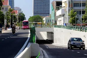 Hầm chui cầu Sông Hàn chính thức thông xe