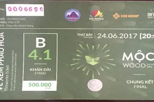 Xuất hiện vé xem pháo hoa quốc tế giả