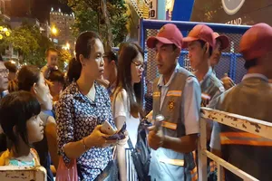 Khán giả không được vô xem pháo hoa vì vé giả