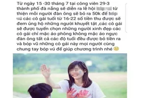 Phạt 5 triệu đồng người tung tin đồn 'sờ ngực từ thiện'